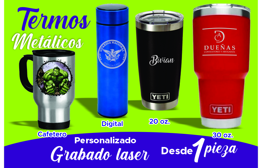 promoción vasos